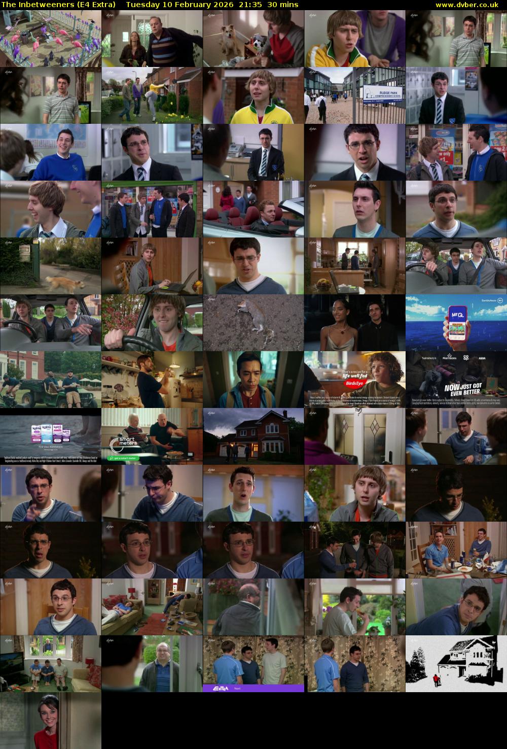 The Inbetweeners (E4 Extra) Tuesday 10 February 2026 21:35 - 22:05
