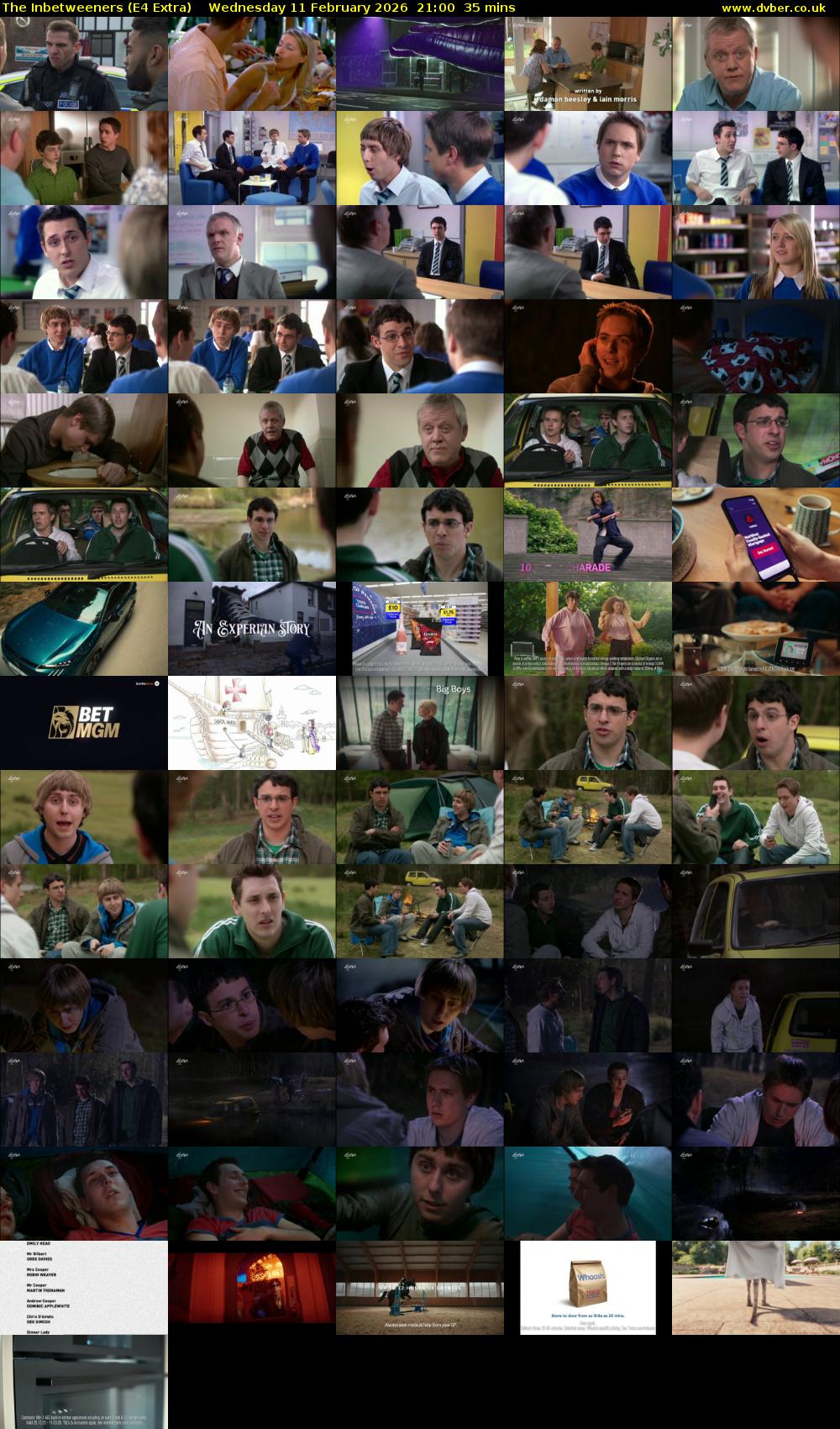 The Inbetweeners (E4 Extra) Wednesday 11 February 2026 21:00 - 21:35