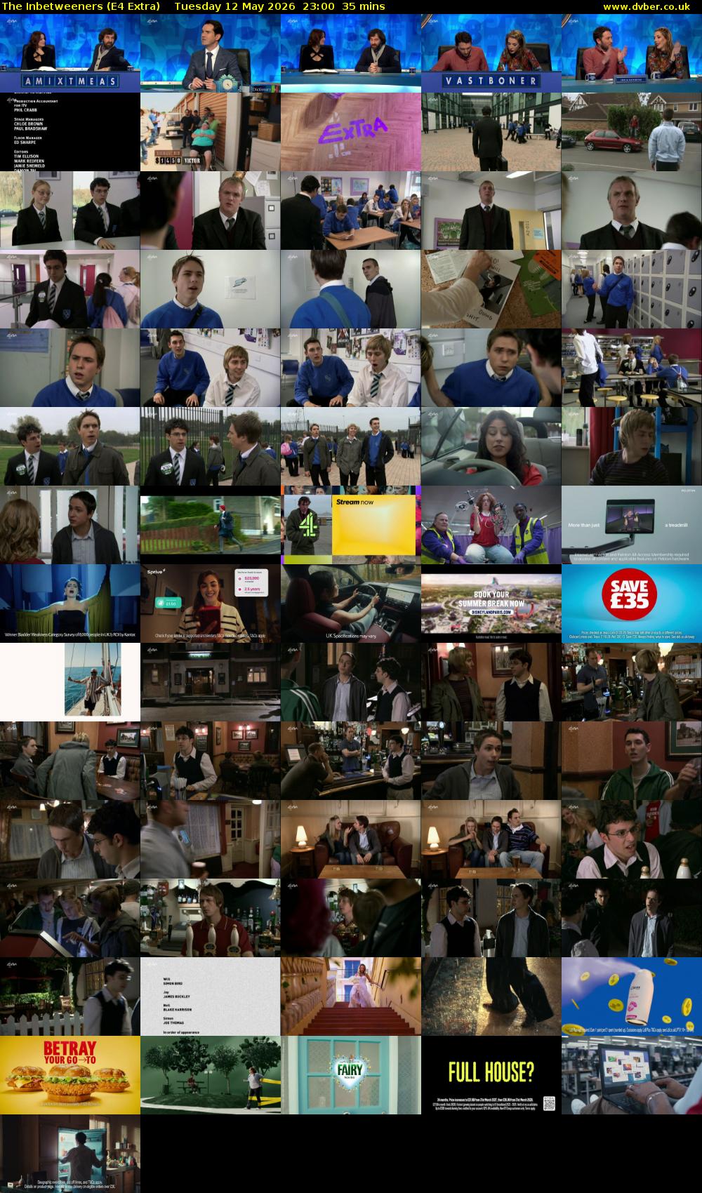 The Inbetweeners (E4 Extra) Tuesday 12 May 2026 23:00 - 23:35