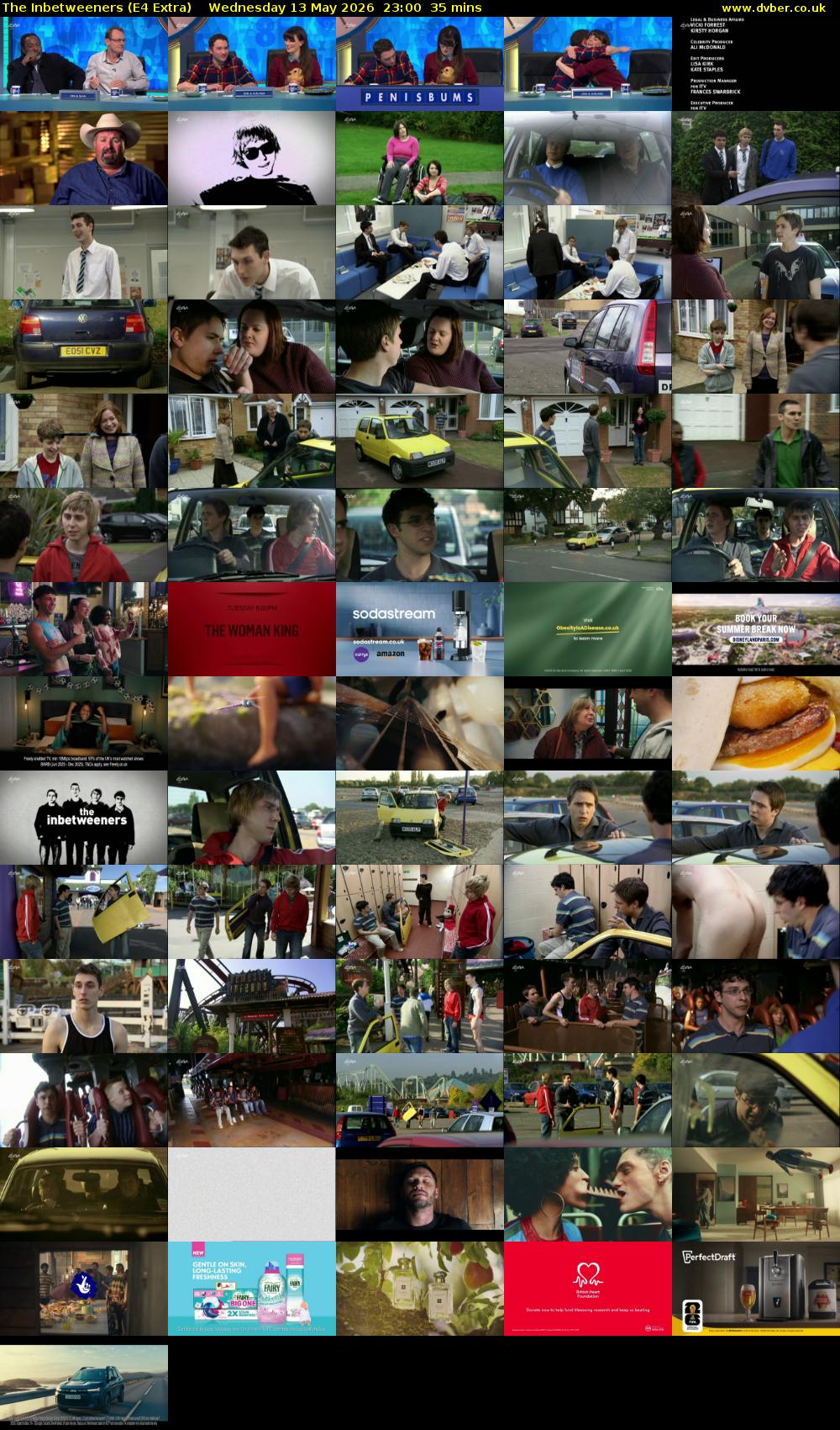The Inbetweeners (E4 Extra) Wednesday 13 May 2026 23:00 - 23:35