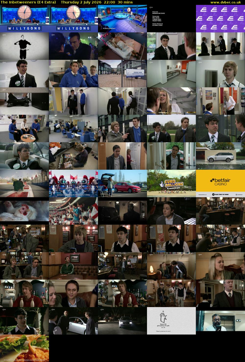 The Inbetweeners (E4 Extra) Thursday 2 July 2026 22:00 - 22:30
