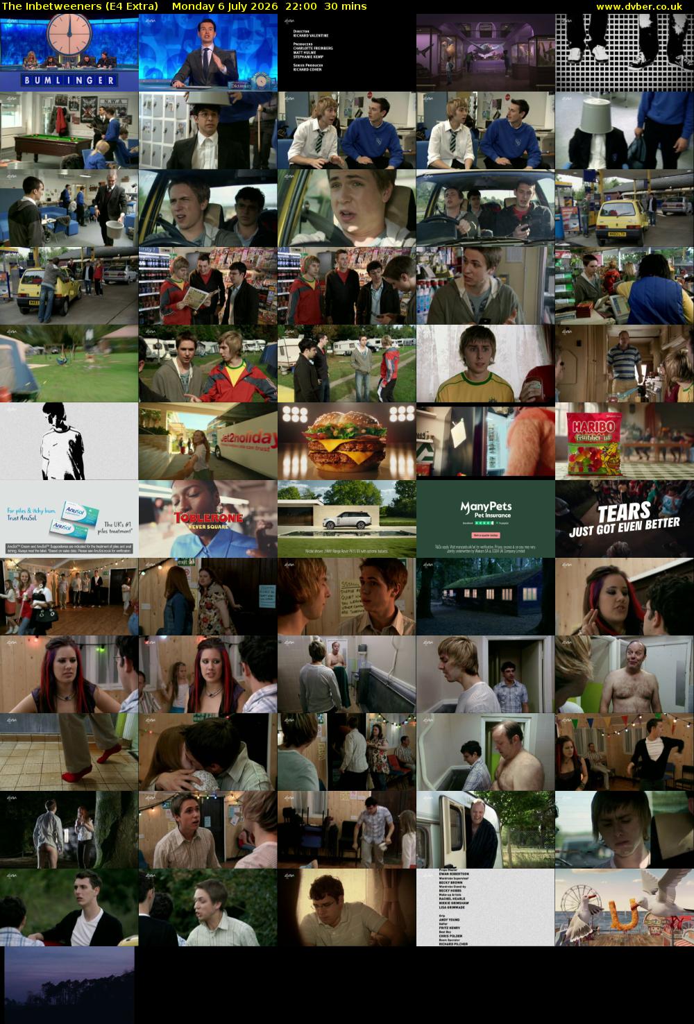 The Inbetweeners (E4 Extra) Monday 6 July 2026 22:00 - 22:30