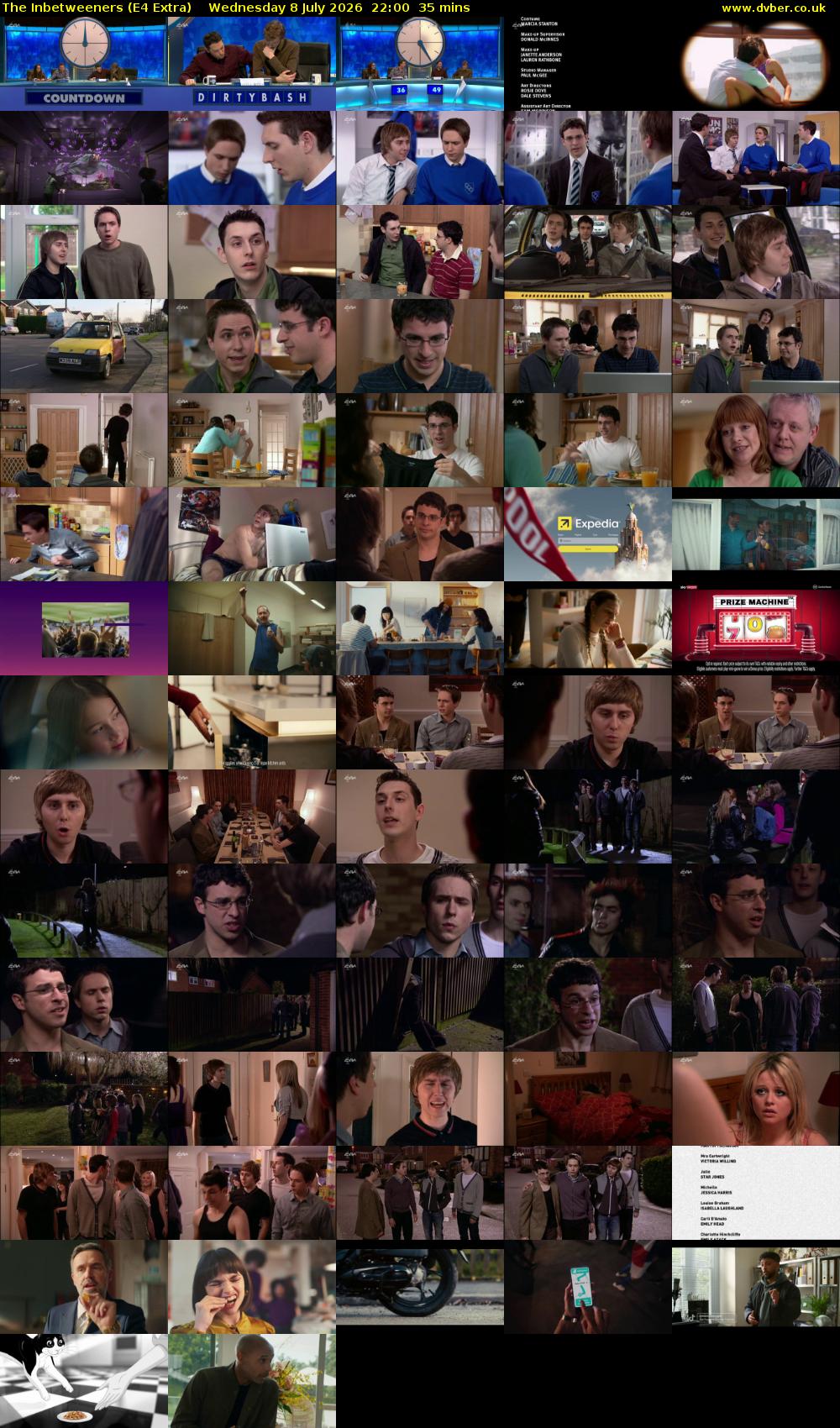 The Inbetweeners (E4 Extra) Wednesday 8 July 2026 22:00 - 22:35