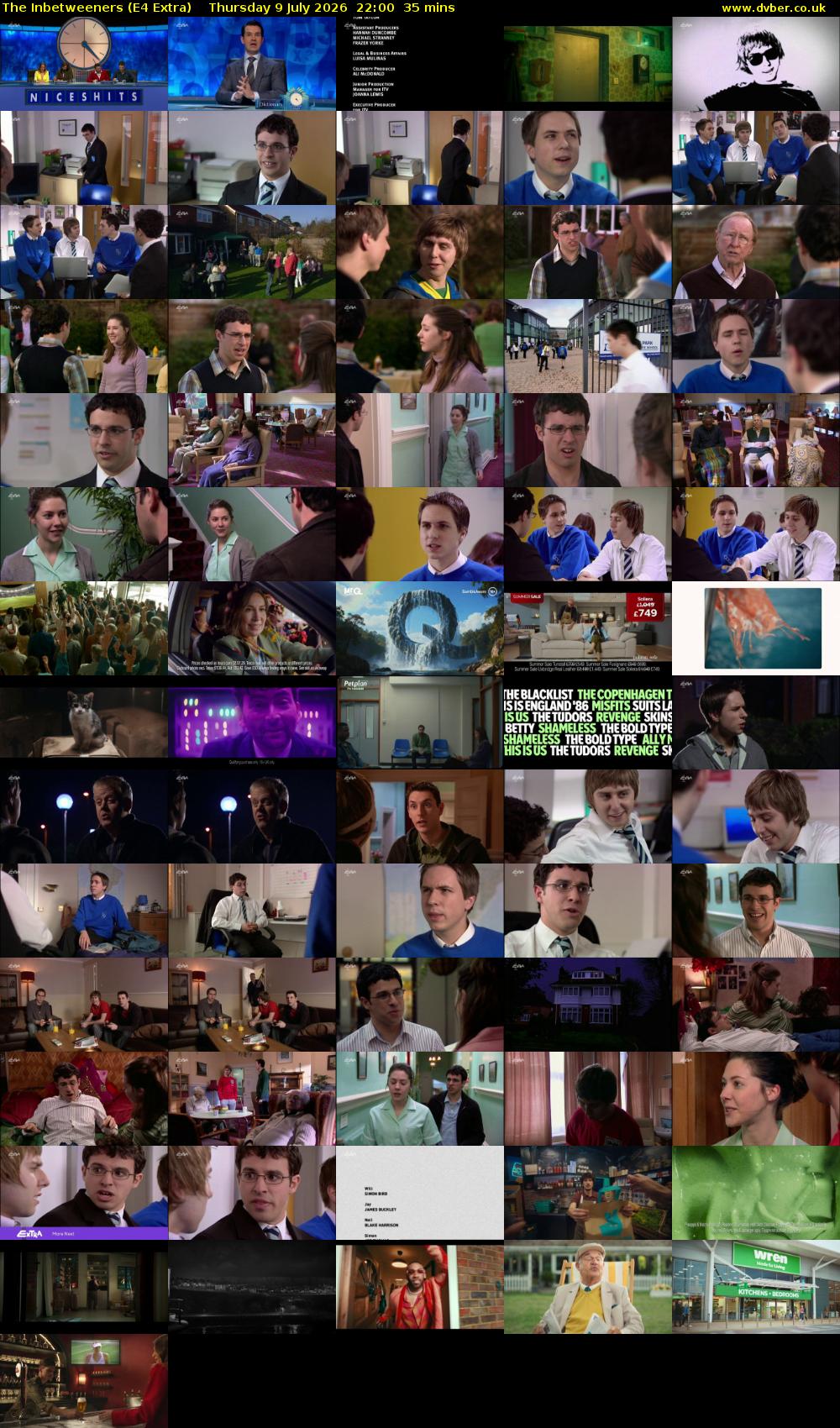 The Inbetweeners (E4 Extra) Thursday 9 July 2026 22:00 - 22:35