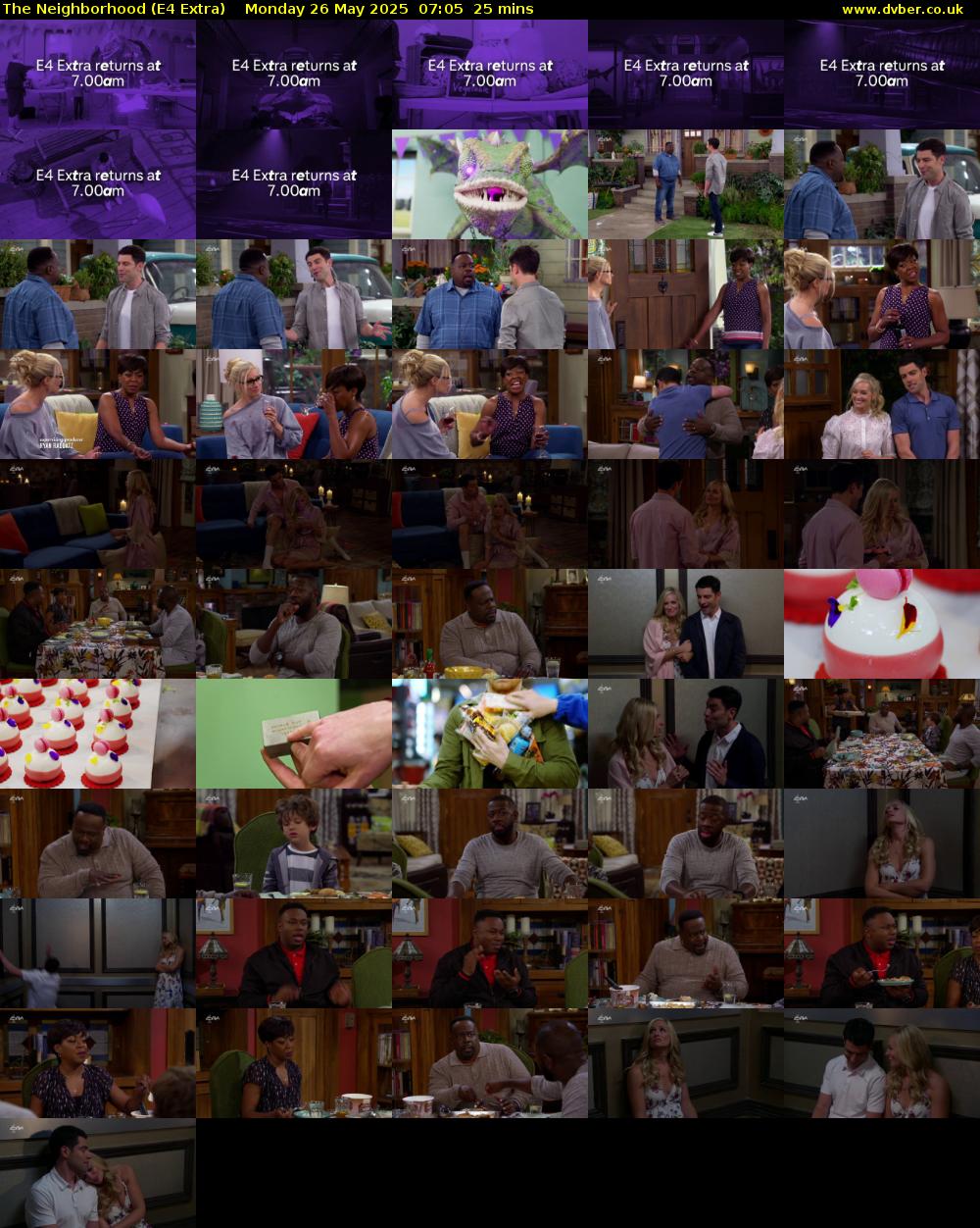 The Neighborhood (E4 Extra) Monday 26 May 2025 07:05 - 07:30