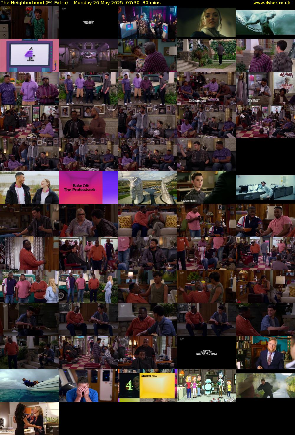 The Neighborhood (E4 Extra) Monday 26 May 2025 07:30 - 08:00