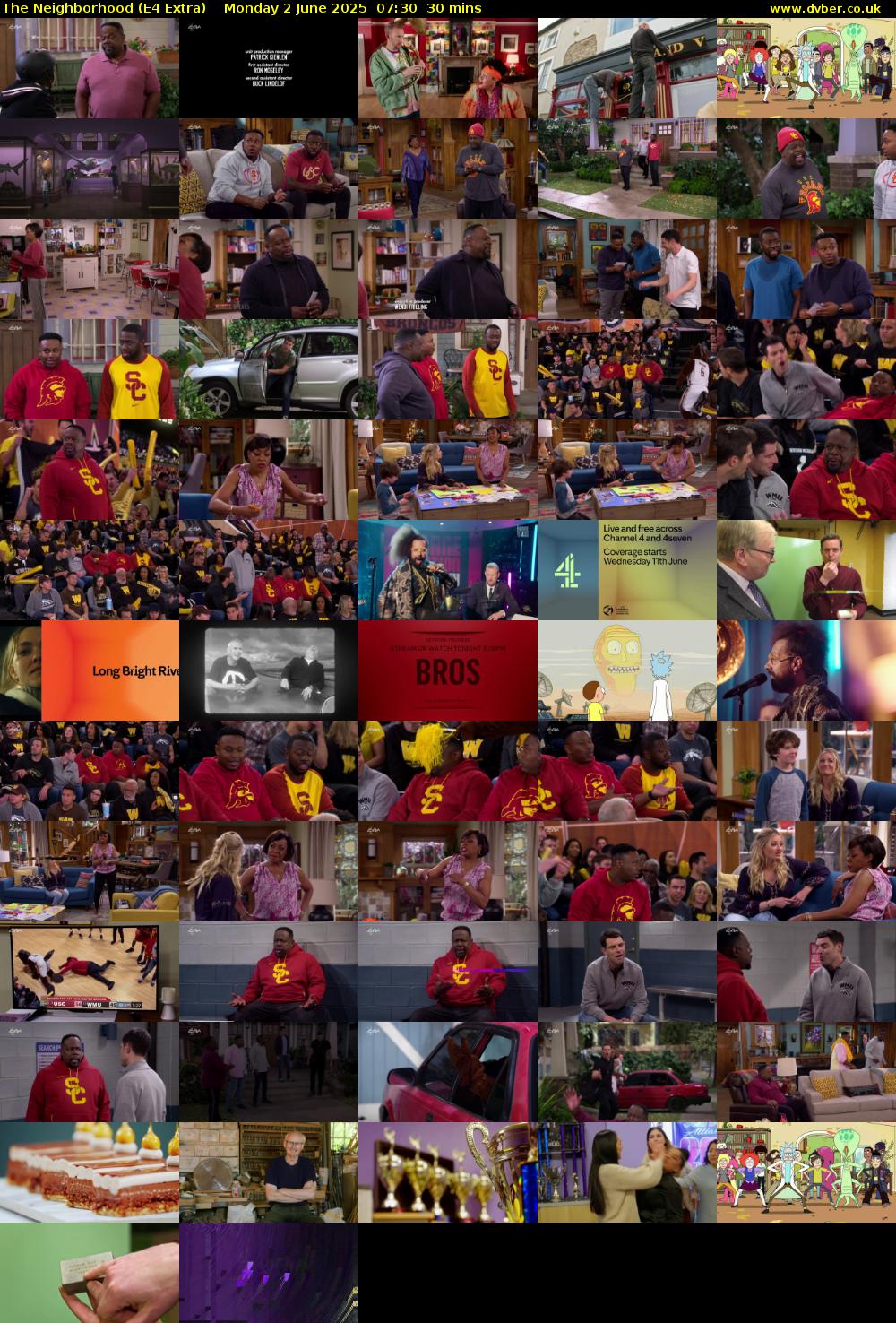 The Neighborhood (E4 Extra) Monday 2 June 2025 07:30 - 08:00