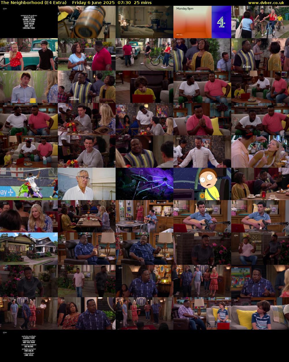 The Neighborhood (E4 Extra) Friday 6 June 2025 07:30 - 07:55