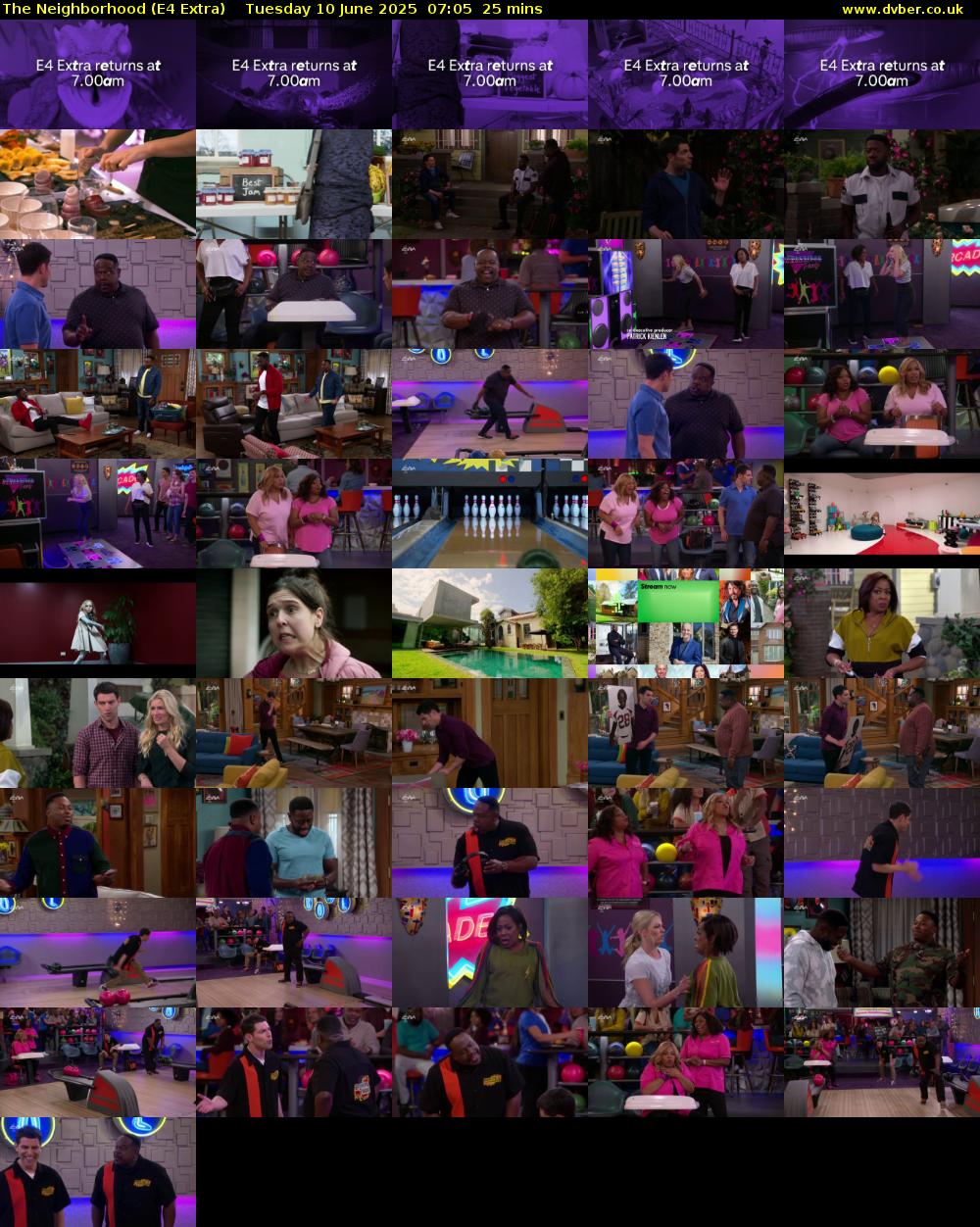 The Neighborhood (E4 Extra) Tuesday 10 June 2025 07:05 - 07:30
