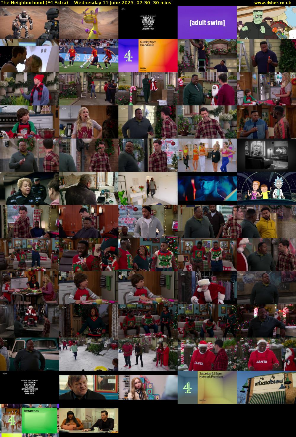The Neighborhood (E4 Extra) Wednesday 11 June 2025 07:30 - 08:00