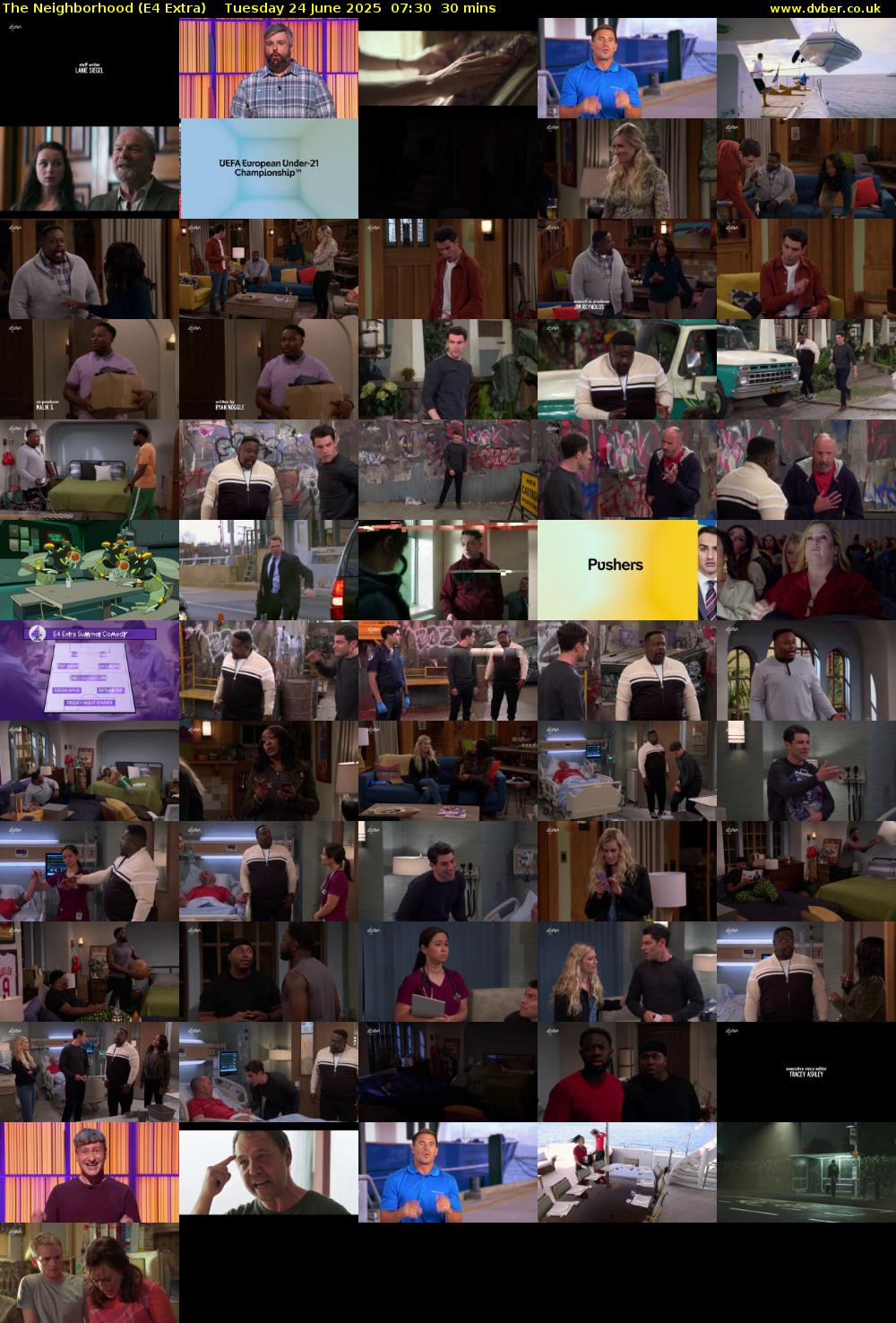 The Neighborhood (E4 Extra) Tuesday 24 June 2025 07:30 - 08:00
