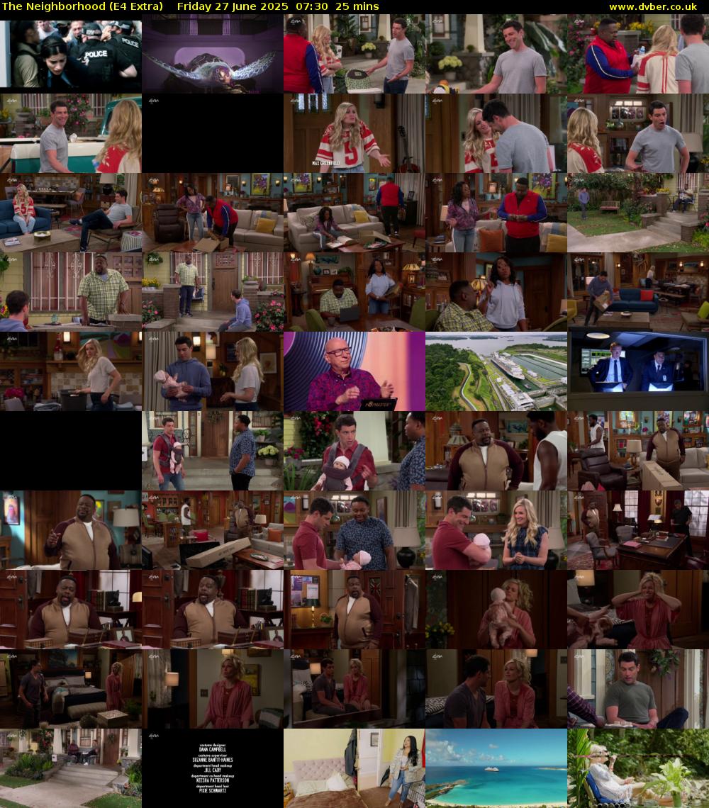 The Neighborhood (E4 Extra) Friday 27 June 2025 07:30 - 07:55