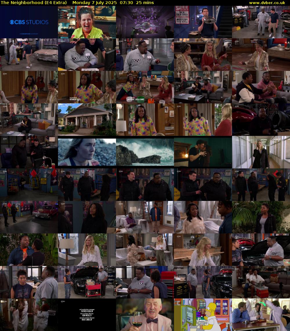 The Neighborhood (E4 Extra) Monday 7 July 2025 07:30 - 07:55