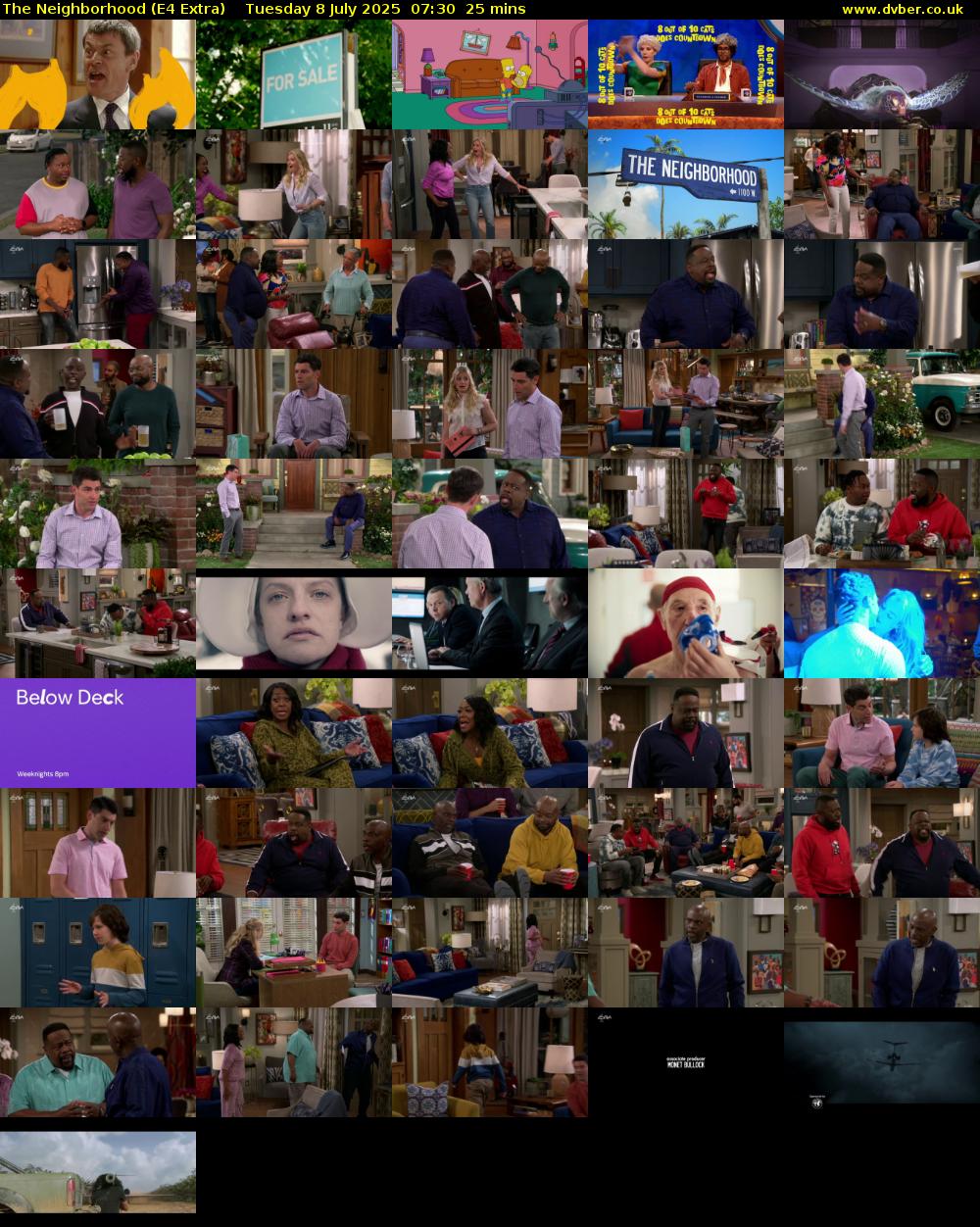 The Neighborhood (E4 Extra) Tuesday 8 July 2025 07:30 - 07:55