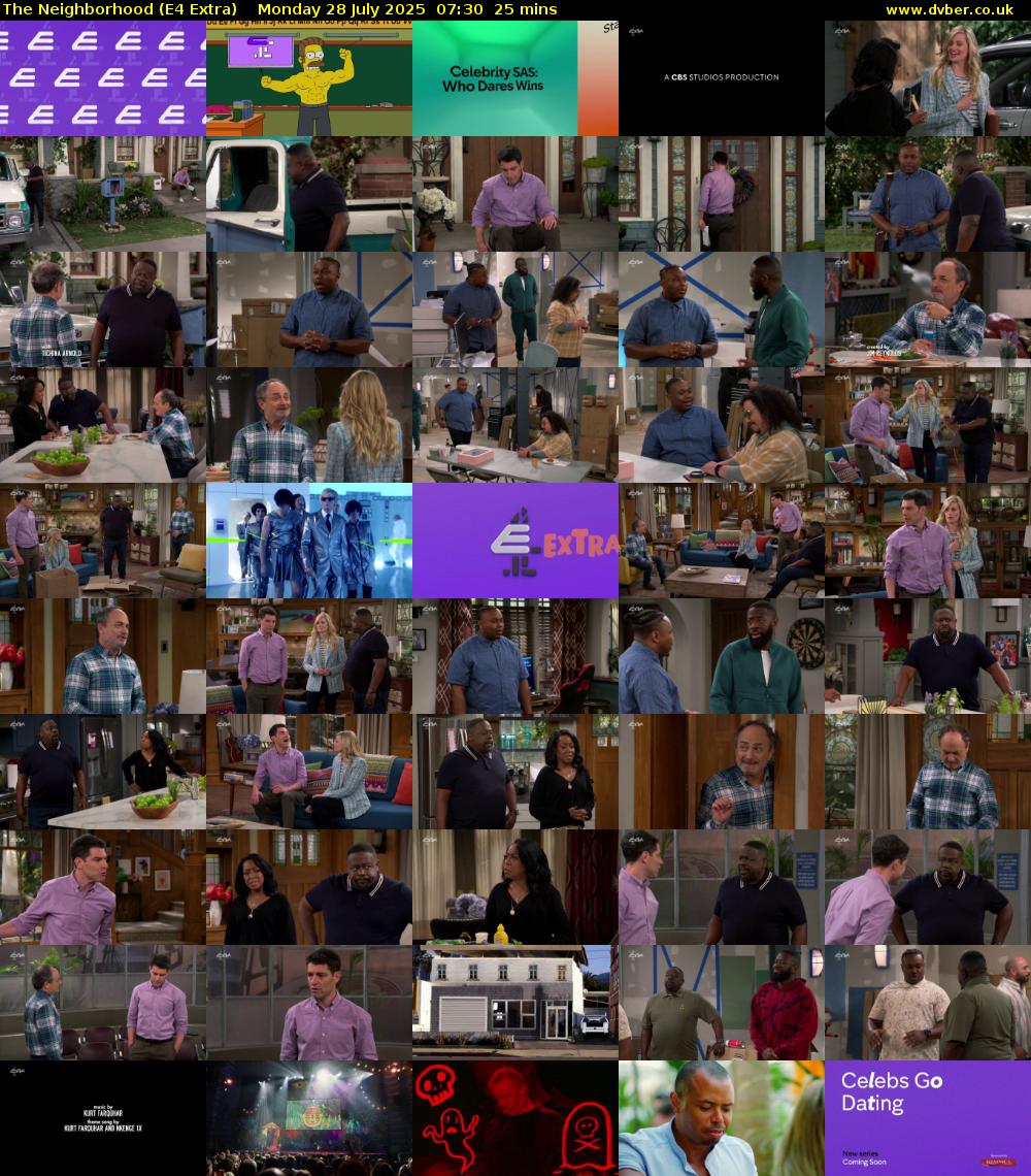 The Neighborhood (E4 Extra) Monday 28 July 2025 07:30 - 07:55