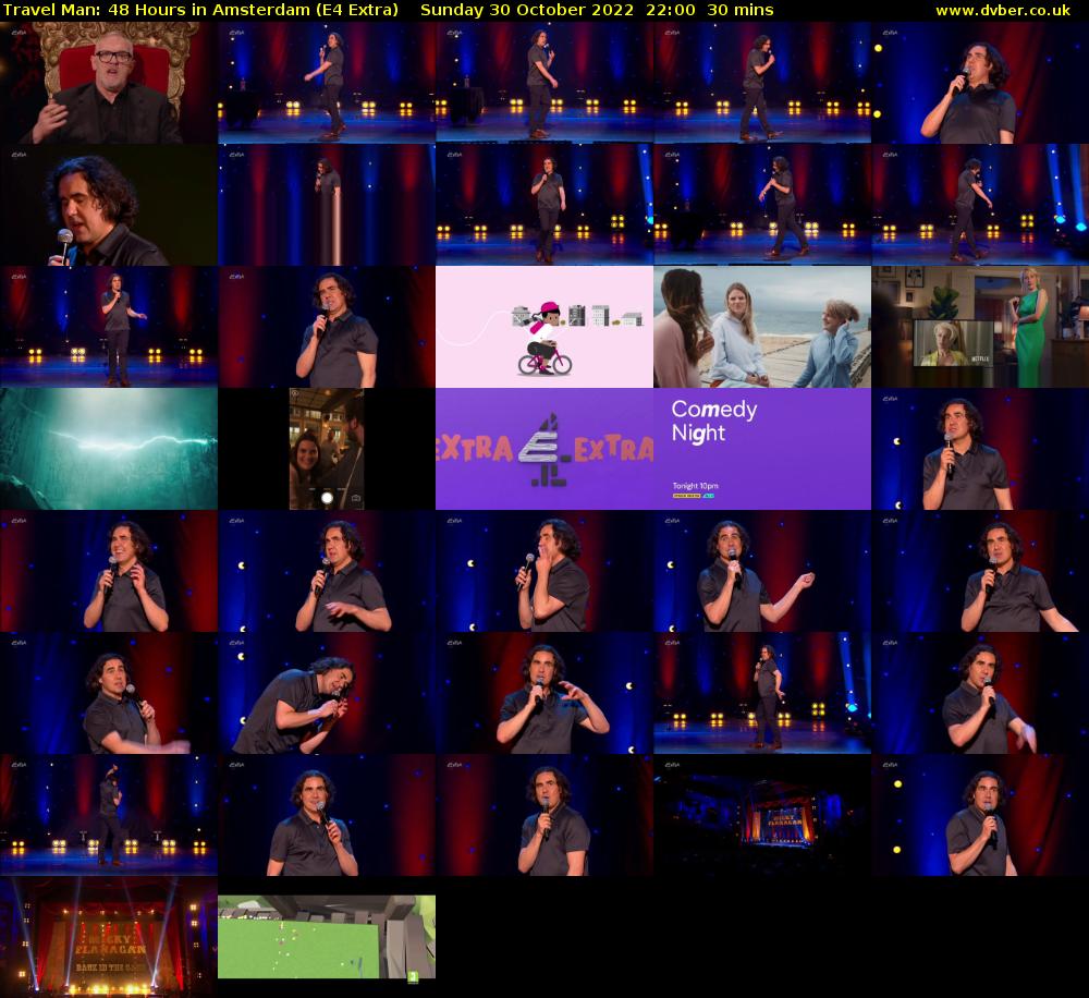 Travel Man: 48 Hours in Amsterdam (E4 Extra) Sunday 30 October 2022 22:00 - 22:30