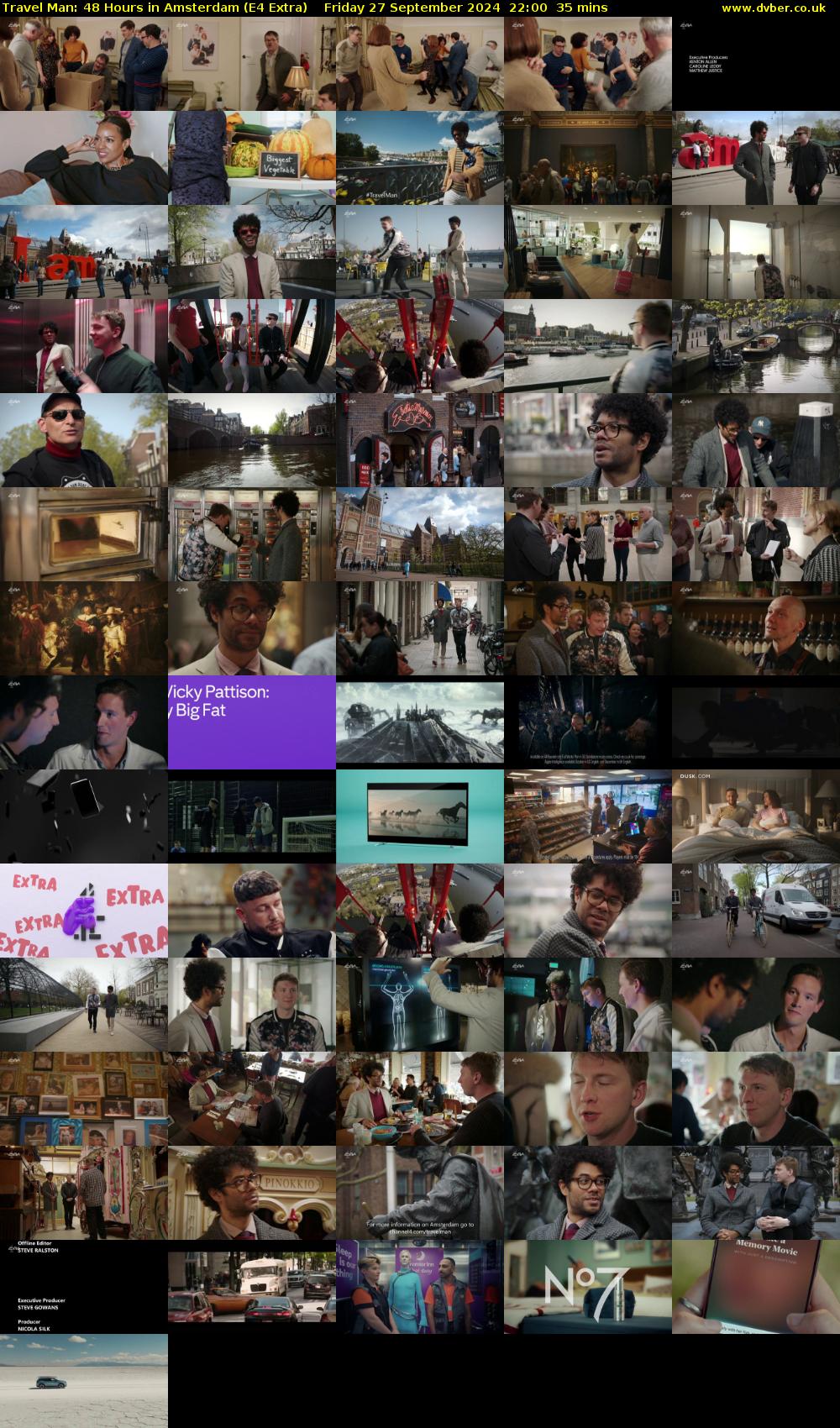 Travel Man: 48 Hours in Amsterdam (E4 Extra) Friday 27 September 2024 22:00 - 22:35