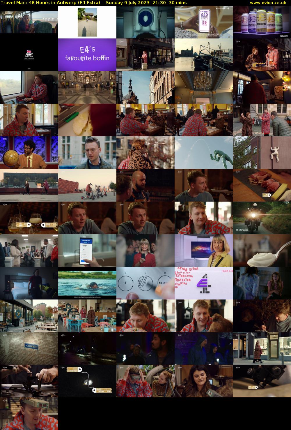 Travel Man: 48 Hours in Antwerp (E4 Extra) Sunday 9 July 2023 21:30 - 22:00