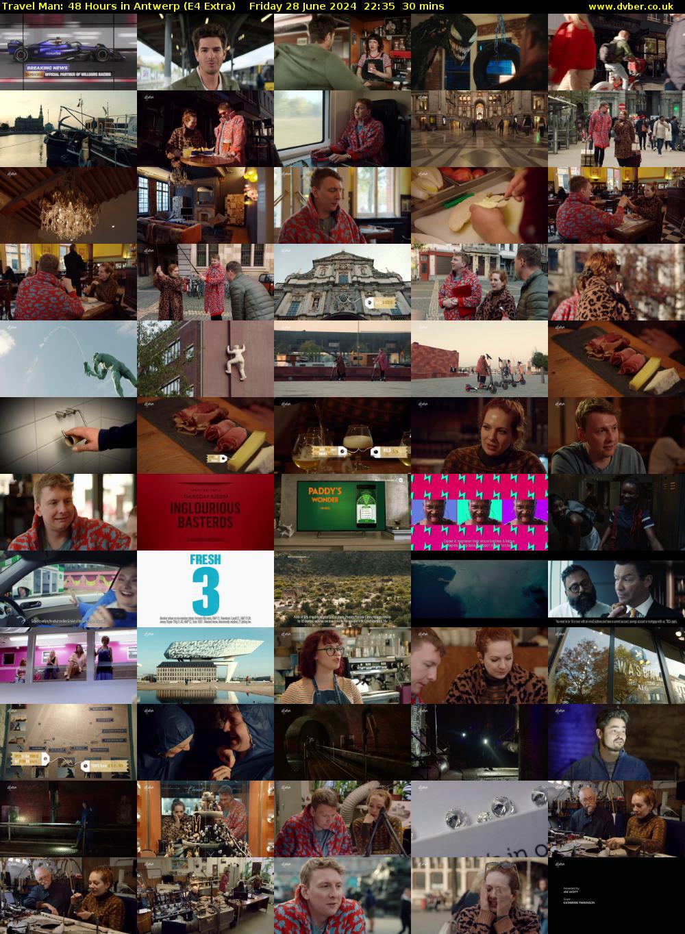 Travel Man: 48 Hours in Antwerp (E4 Extra) Friday 28 June 2024 22:35 - 23:05