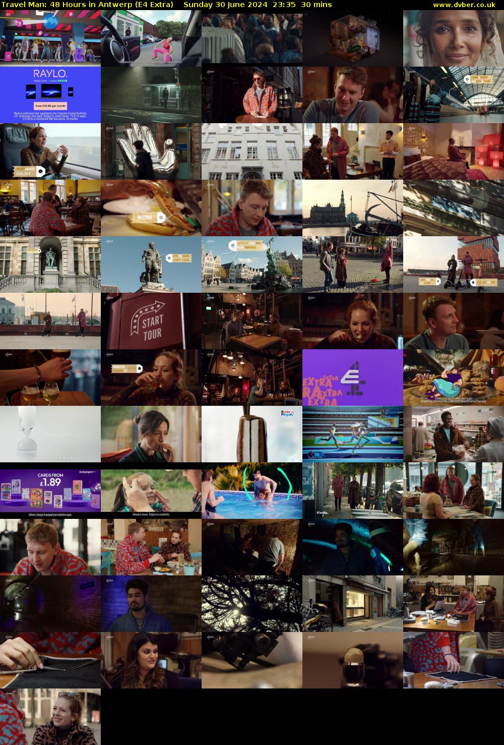 Travel Man: 48 Hours in Antwerp (E4 Extra) Sunday 30 June 2024 23:35 - 00:05