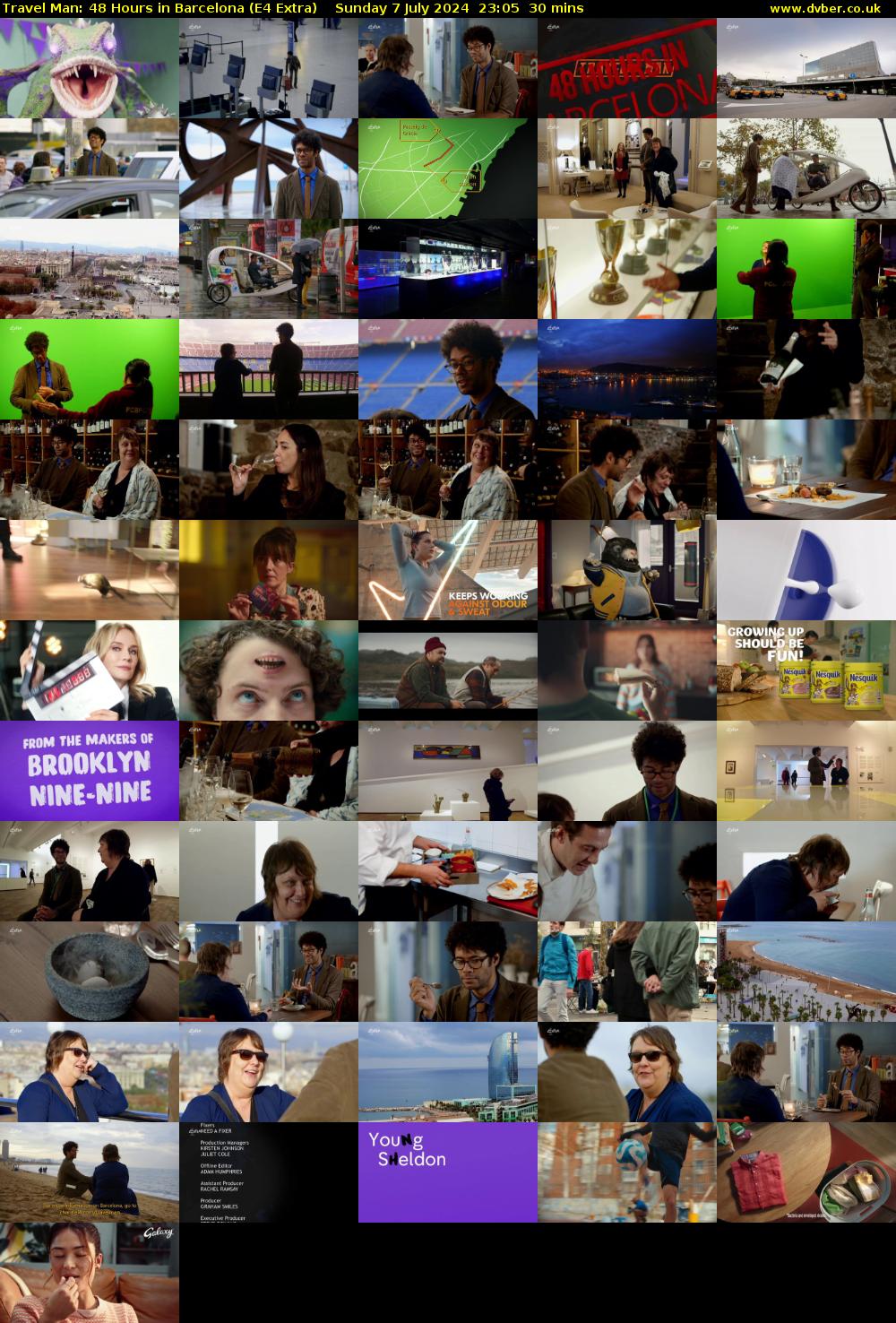 Travel Man: 48 Hours in Barcelona (E4 Extra) Sunday 7 July 2024 23:05 - 23:35