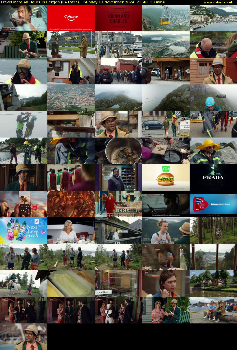 Travel Man: 48 Hours in Bergen (E4 Extra) Sunday 17 November 2024 23:40 - 00:10