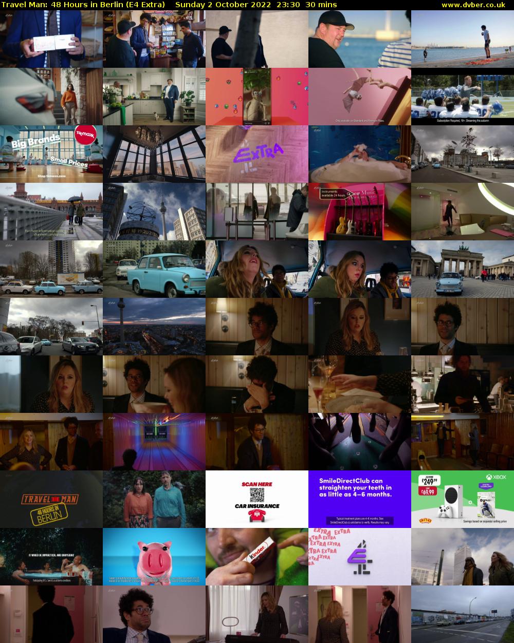 Travel Man: 48 Hours in Berlin (E4 Extra) Sunday 2 October 2022 23:30 - 00:00
