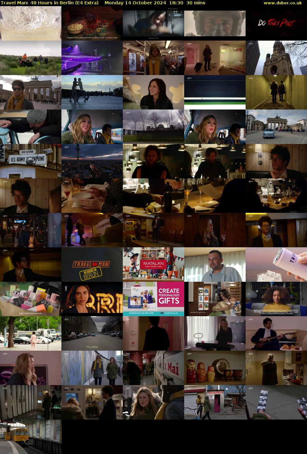 Travel Man: 48 Hours in Berlin (E4 Extra) Monday 14 October 2024 18:30 - 19:00
