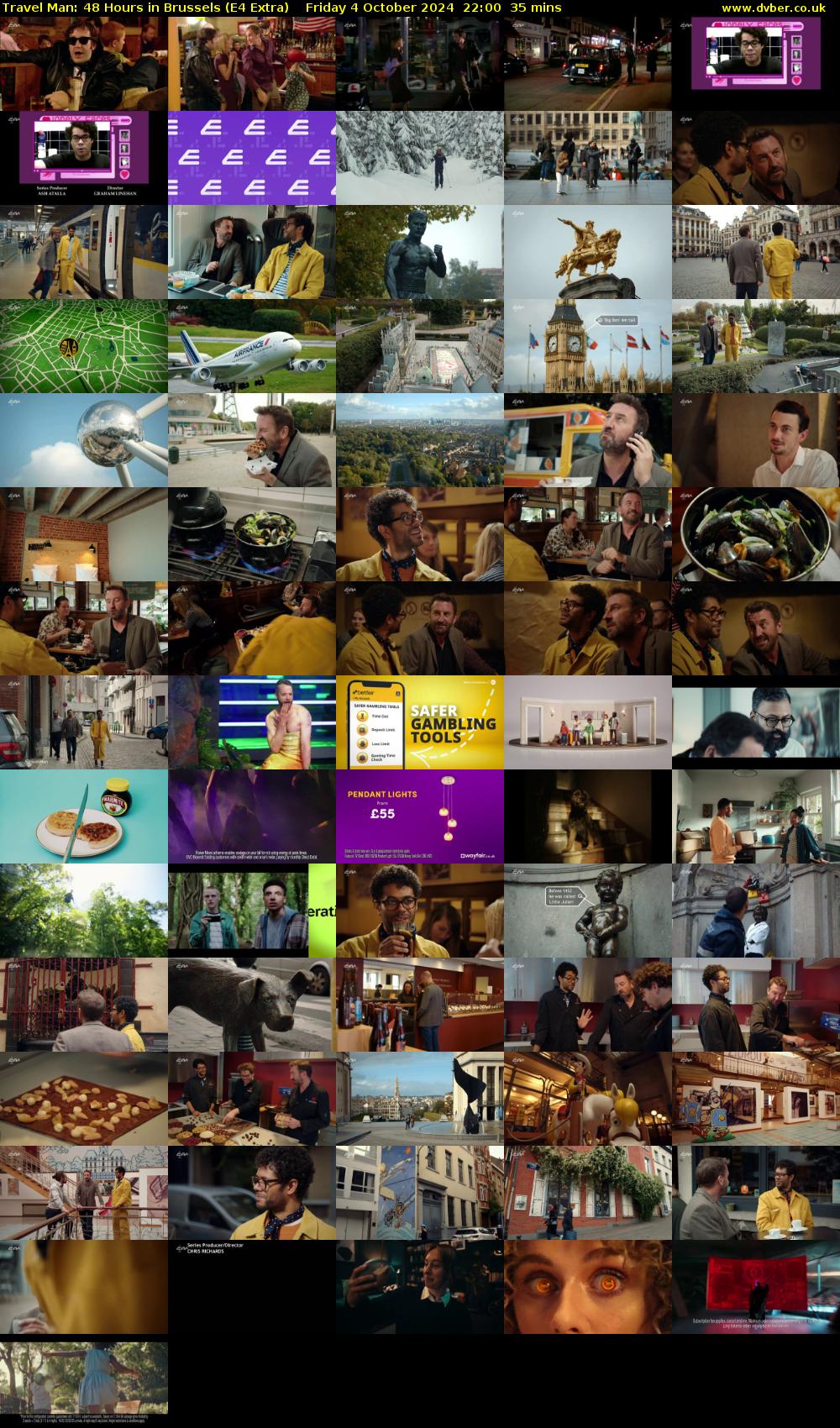Travel Man: 48 Hours in Brussels (E4 Extra) Friday 4 October 2024 22:00 - 22:35