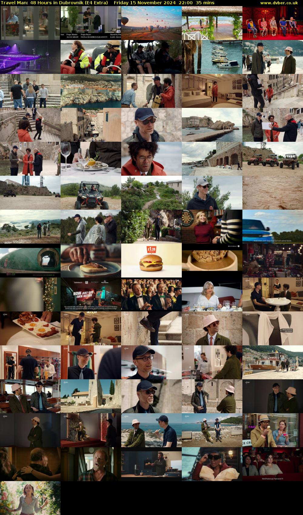 Travel Man: 48 Hours in Dubrovnik (E4 Extra) Friday 15 November 2024 22:00 - 22:35