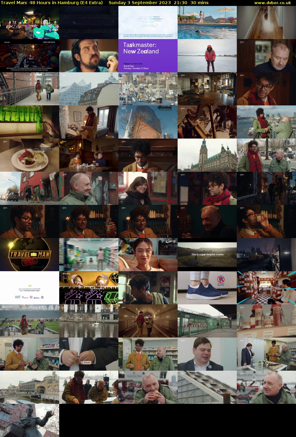 Travel Man: 48 Hours in Hamburg (E4 Extra) Sunday 3 September 2023 21:30 - 22:00
