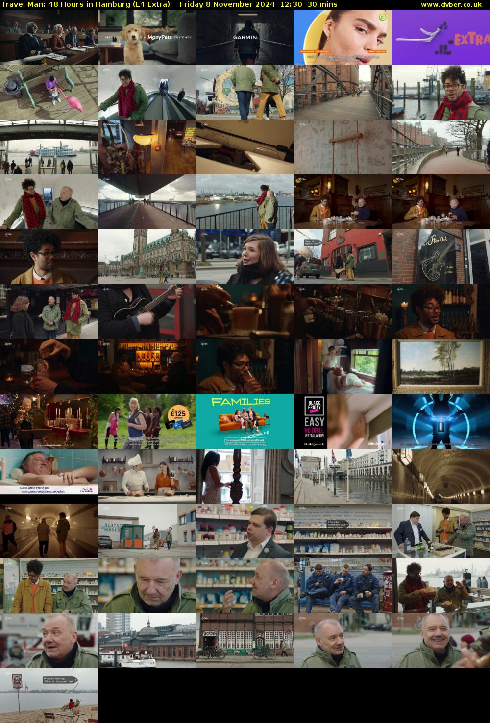 Travel Man: 48 Hours in Hamburg (E4 Extra) Friday 8 November 2024 12:30 - 13:00