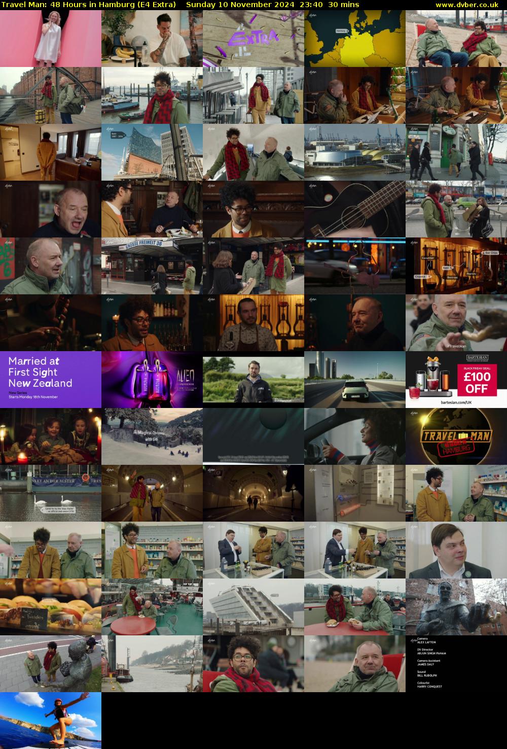 Travel Man: 48 Hours in Hamburg (E4 Extra) Sunday 10 November 2024 23:40 - 00:10
