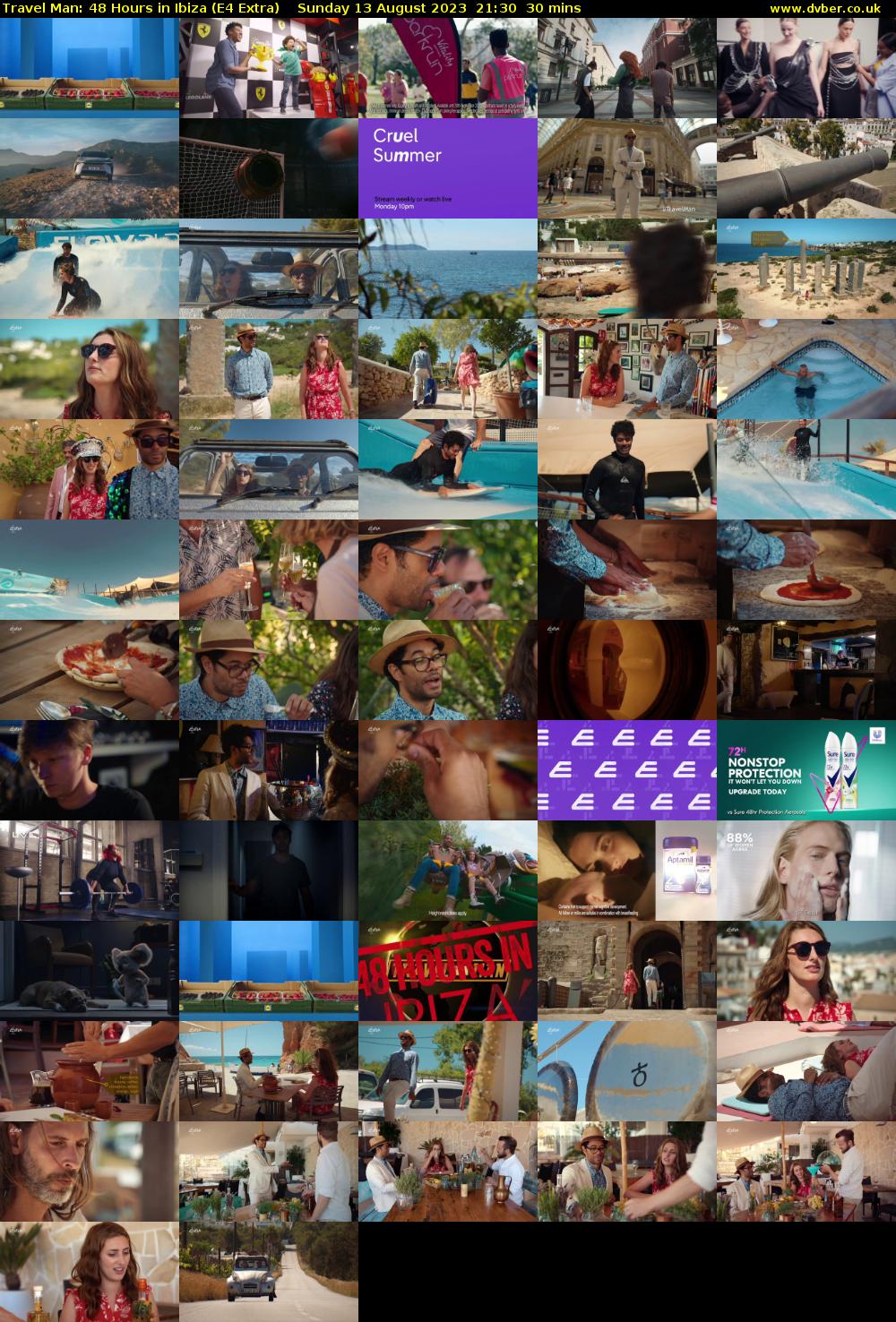 Travel Man: 48 Hours in Ibiza (E4 Extra) Sunday 13 August 2023 21:30 - 22:00