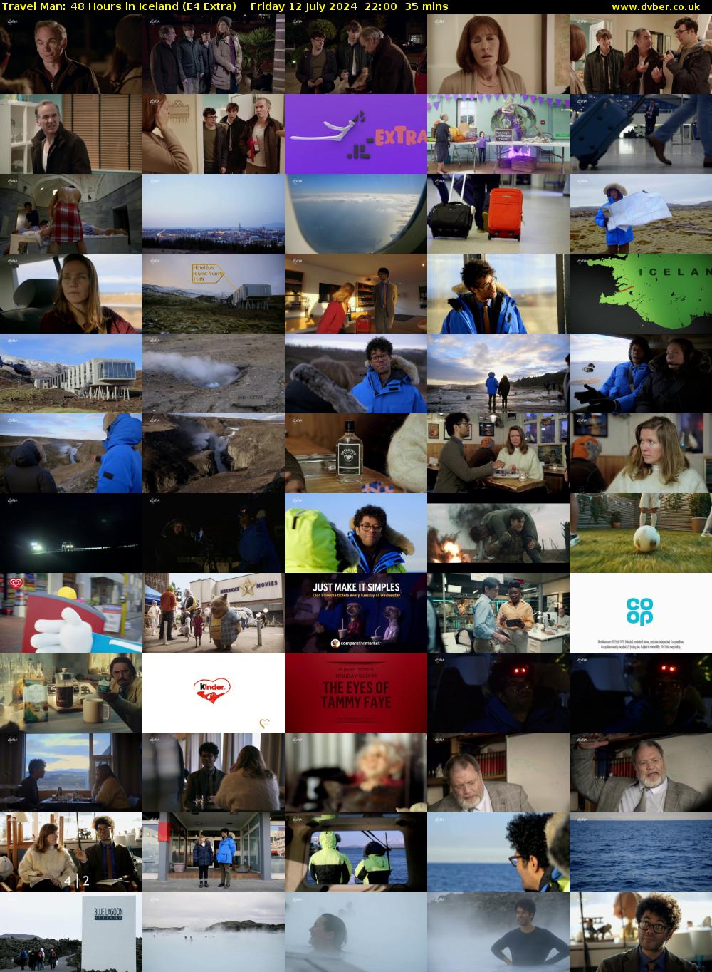 Travel Man: 48 Hours in Iceland (E4 Extra) Friday 12 July 2024 22:00 - 22:35