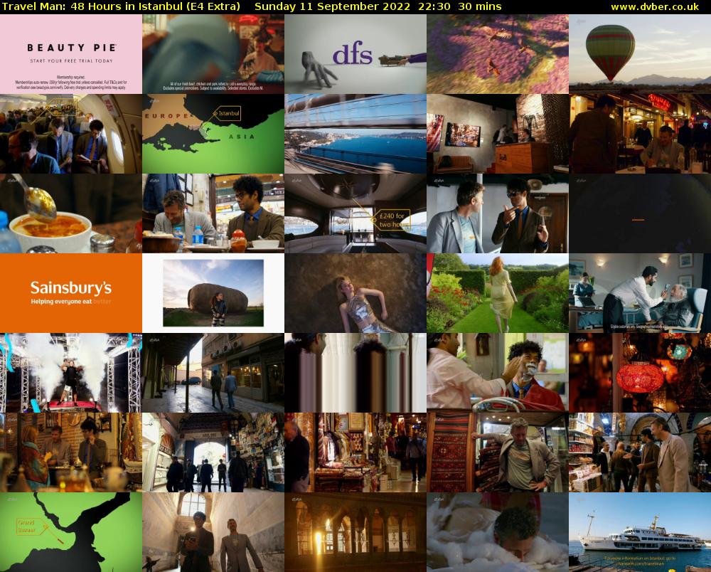 Travel Man: 48 Hours in Istanbul (E4 Extra) Sunday 11 September 2022 22:30 - 23:00