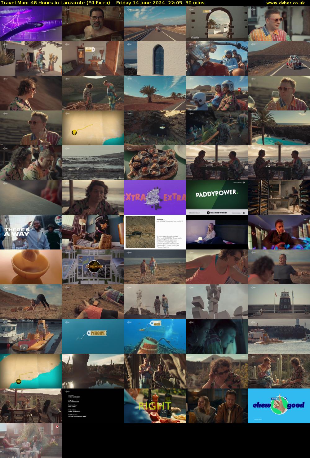 Travel Man: 48 Hours in Lanzarote (E4 Extra) Friday 14 June 2024 22:05 - 22:35