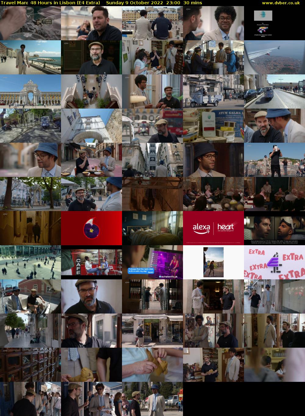 Travel Man: 48 Hours in Lisbon (E4 Extra) Sunday 9 October 2022 23:00 - 23:30