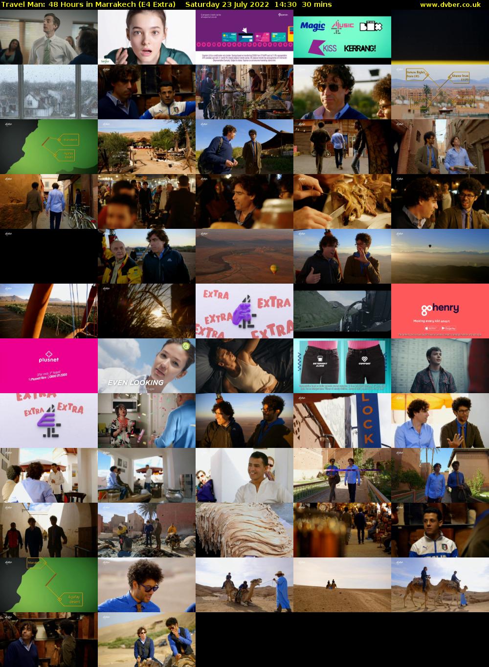 Travel Man: 48 Hours in Marrakech (E4 Extra) Saturday 23 July 2022 14:30 - 15:00