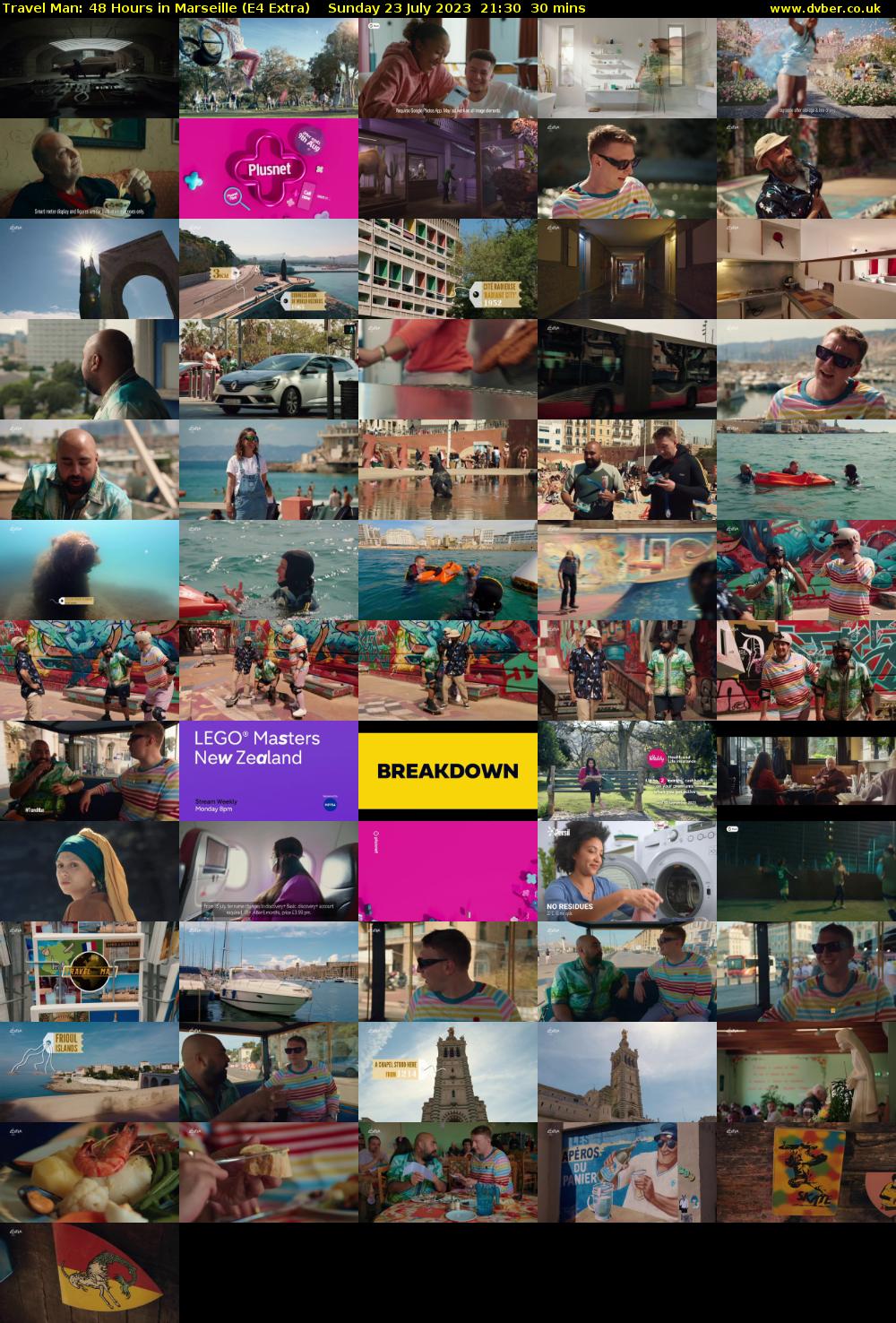 Travel Man: 48 Hours in Marseille (E4 Extra) Sunday 23 July 2023 21:30 - 22:00
