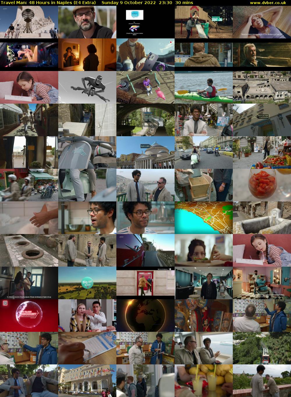 Travel Man: 48 Hours in Naples (E4 Extra) Sunday 9 October 2022 23:30 - 00:00