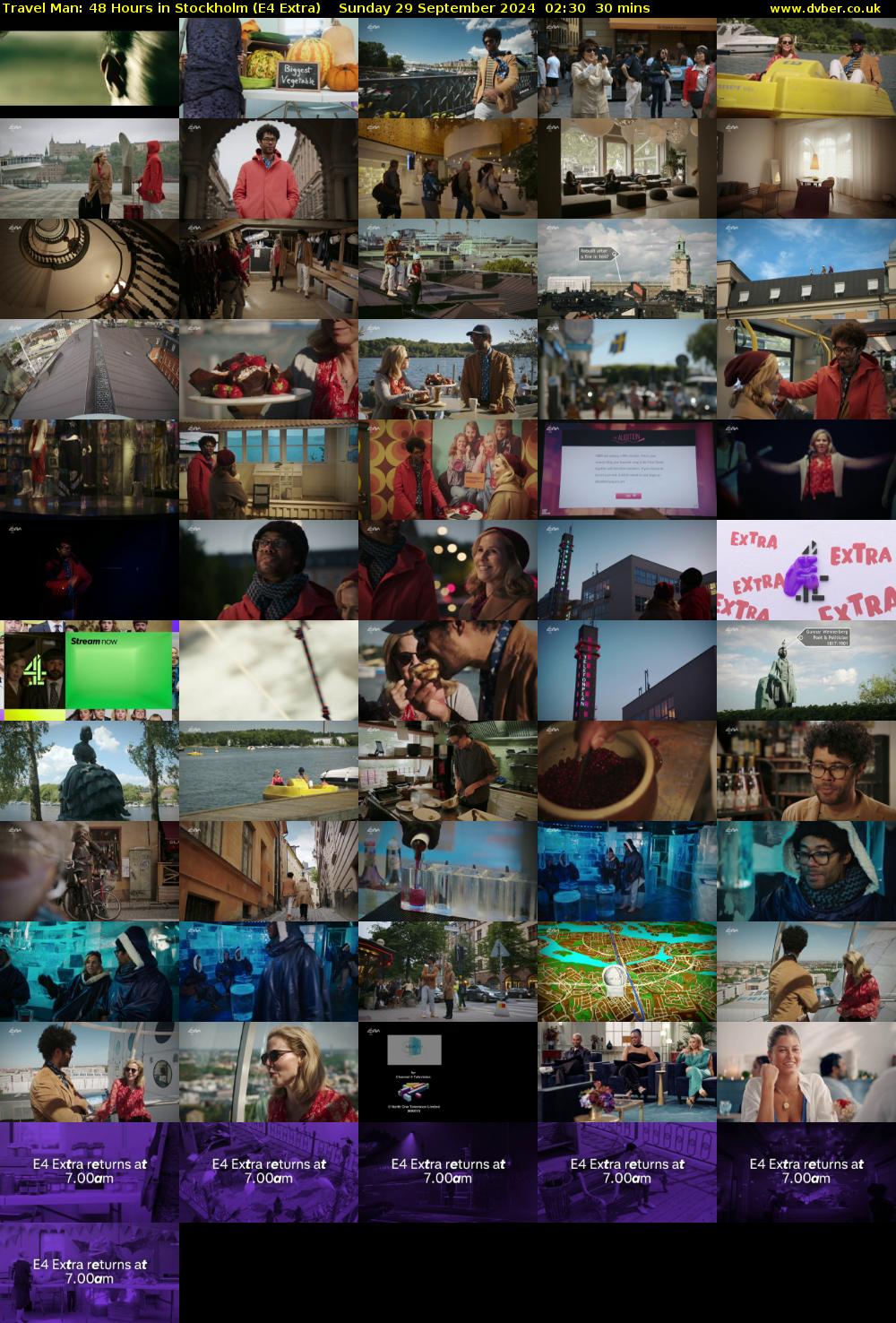 Travel Man: 48 Hours in Stockholm (E4 Extra) Sunday 29 September 2024 02:30 - 03:00