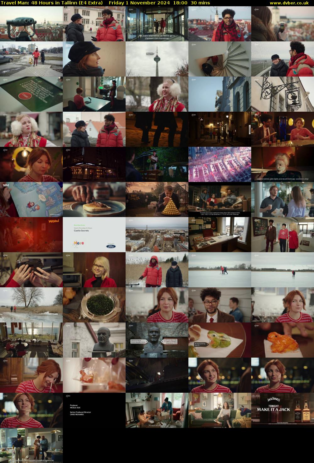 Travel Man: 48 Hours in Tallinn (E4 Extra) Friday 1 November 2024 18:00 - 18:30