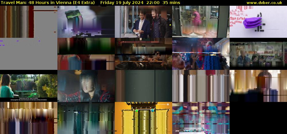 Travel Man: 48 Hours in Vienna (E4 Extra) Friday 19 July 2024 22:00 - 22:35
