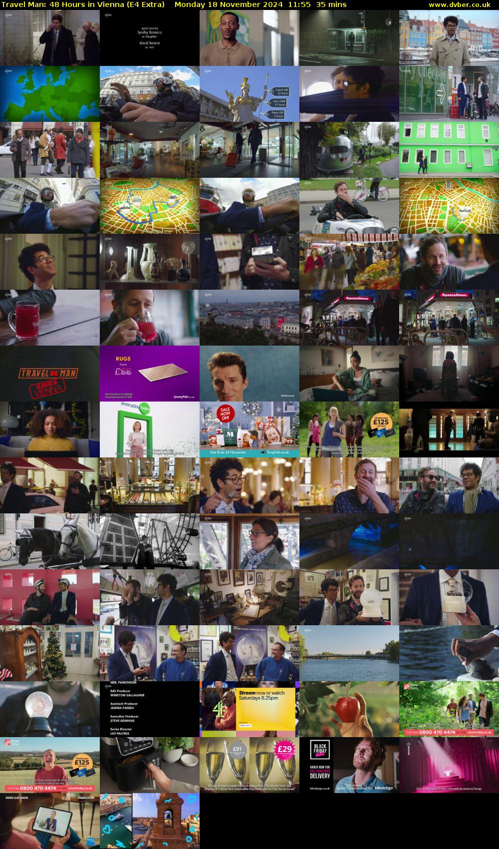 Travel Man: 48 Hours in Vienna (E4 Extra) Monday 18 November 2024 11:55 - 12:30