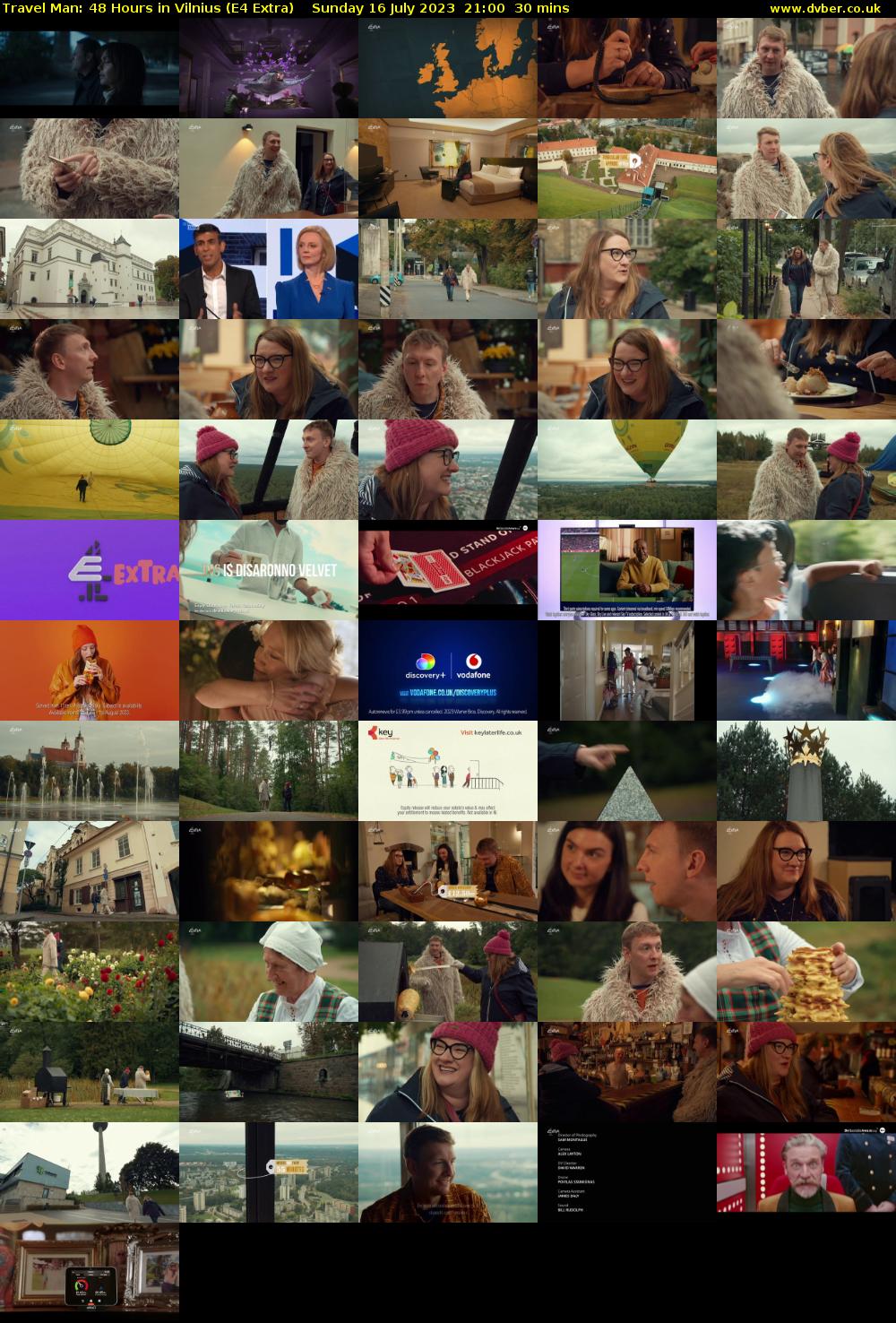 Travel Man: 48 Hours in Vilnius (E4 Extra) Sunday 16 July 2023 21:00 - 21:30