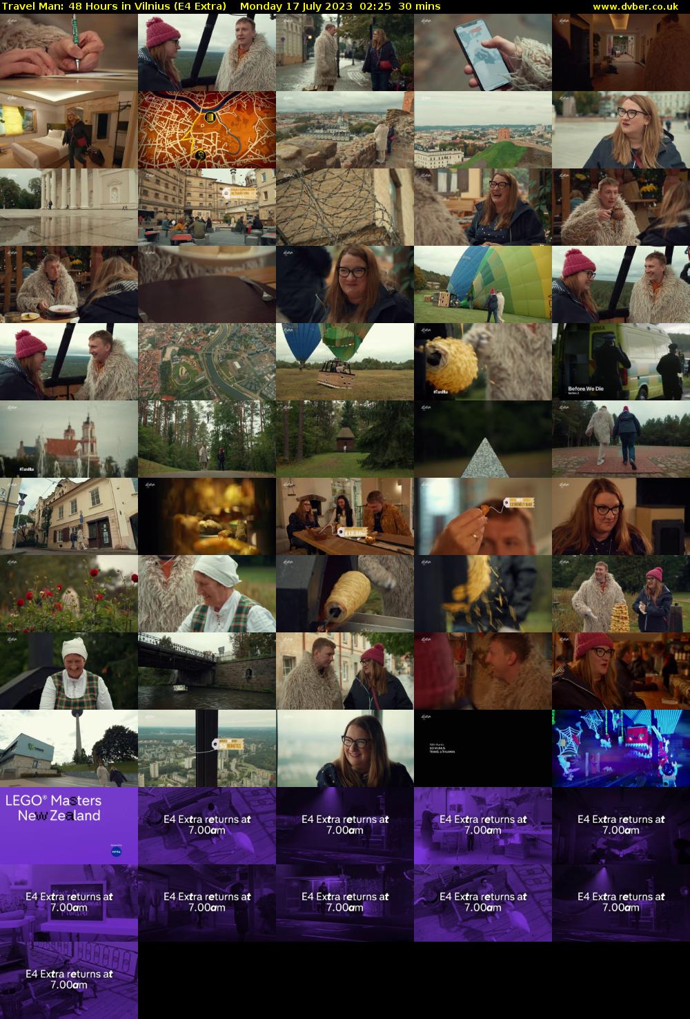 Travel Man: 48 Hours in Vilnius (E4 Extra) Monday 17 July 2023 02:25 - 02:55