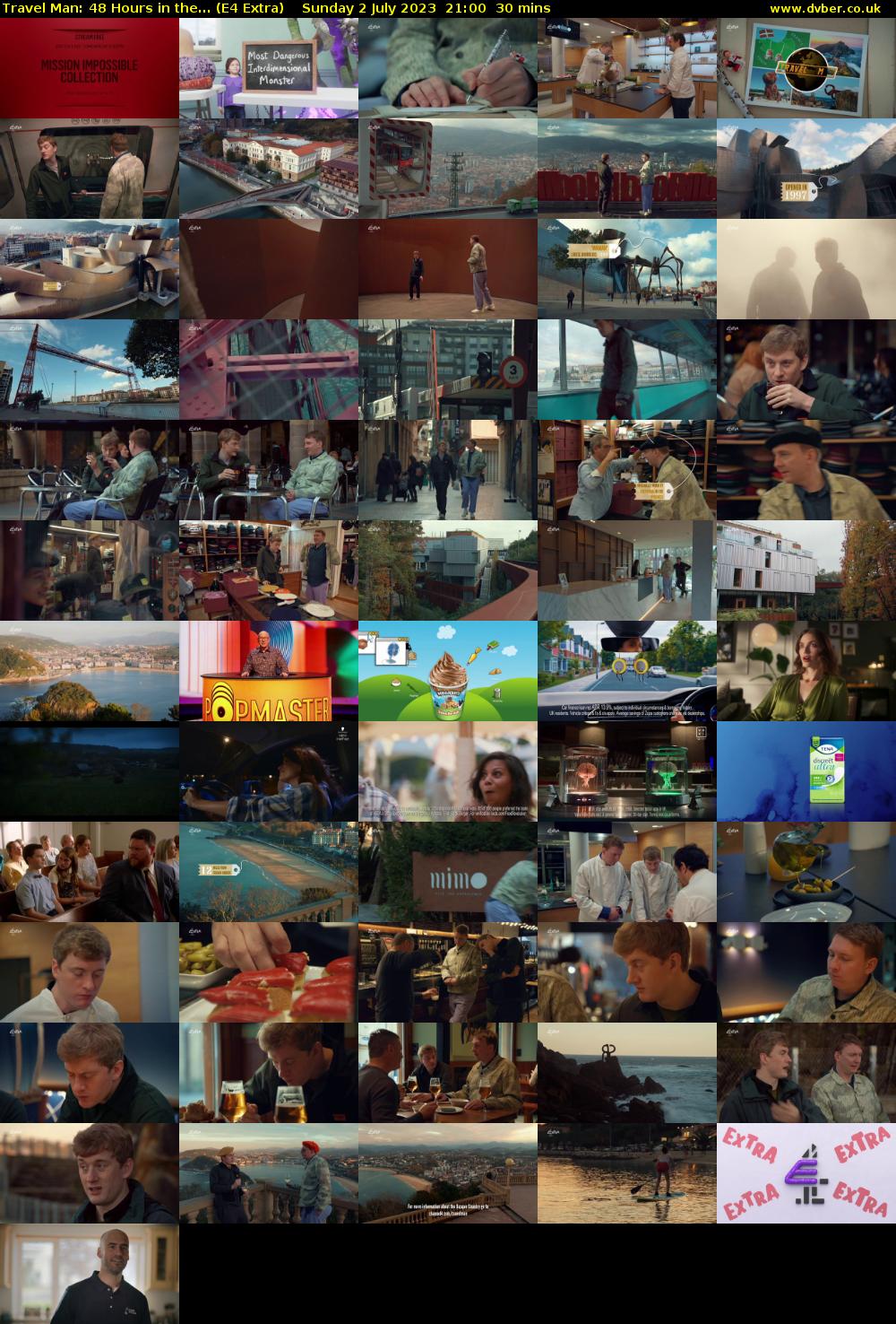 Travel Man: 48 Hours in the... (E4 Extra) Sunday 2 July 2023 21:00 - 21:30
