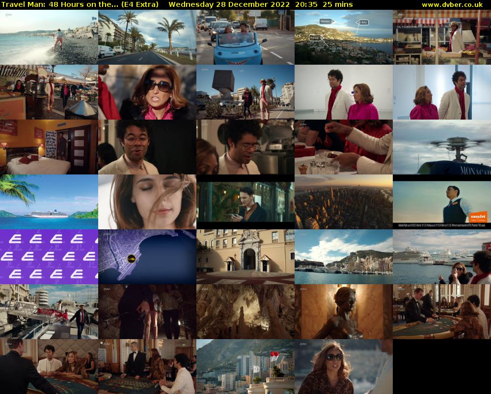 Travel Man: 48 Hours on the... (E4 Extra) Wednesday 28 December 2022 20:35 - 21:00