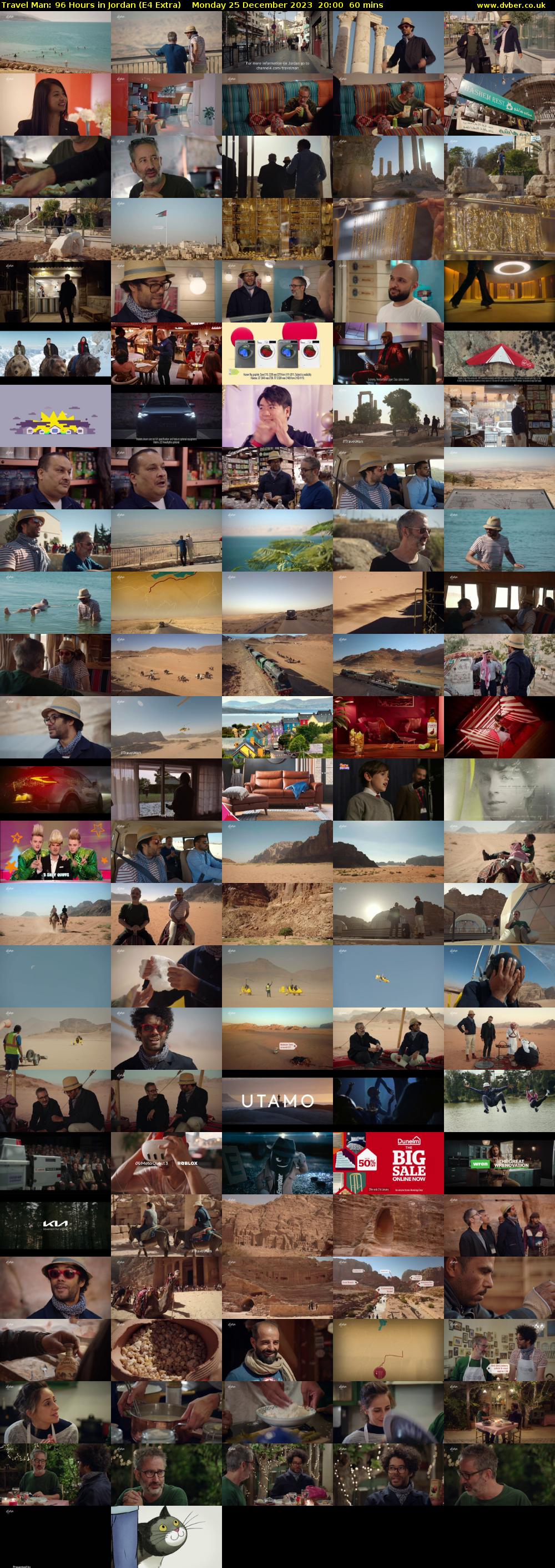Travel Man: 96 Hours in Jordan (E4 Extra) Monday 25 December 2023 20:00 - 21:00